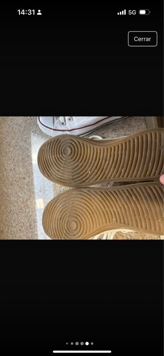 Zapatillas Zara ante y piel