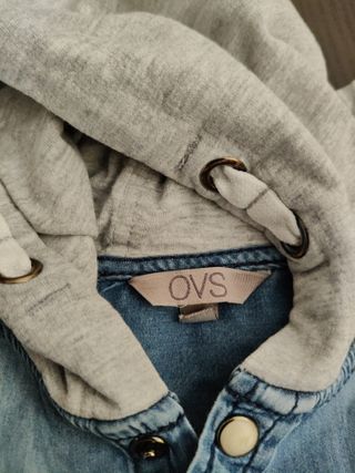 Completo jeans con cappuccio