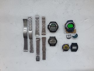LOTE RELOJES Y CORREAS CASIO + RELOJ ADIDAS 
