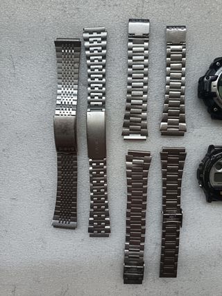 LOTE RELOJES Y CORREAS CASIO + RELOJ ADIDAS 
