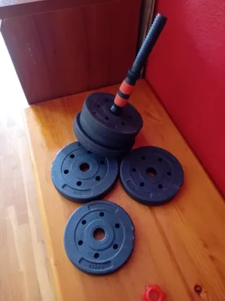 Pesa con 3 discos