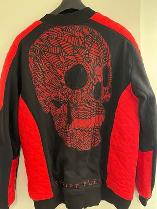 Sudadera Philipp Plein Negra y Roja