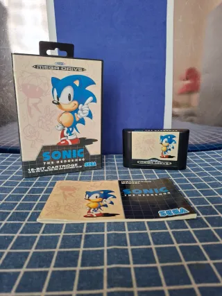 MEGADRIVE SONIC 1 ORIGINAL COMPLETO 