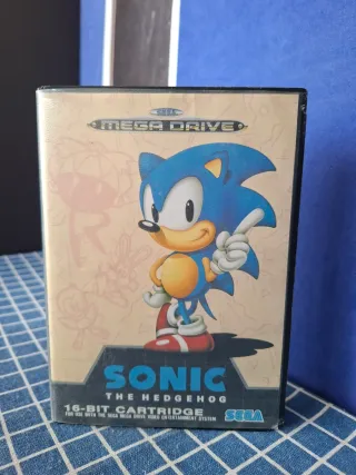 MEGADRIVE SONIC 1 ORIGINAL COMPLETO 