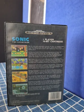 MEGADRIVE SONIC 1 ORIGINAL COMPLETO 
