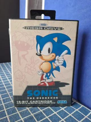 MEGADRIVE SONIC 1 ORIGINAL COMPLETO 