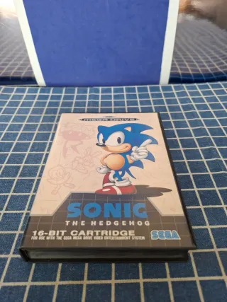 MEGADRIVE SONIC 1 ORIGINAL COMPLETO 