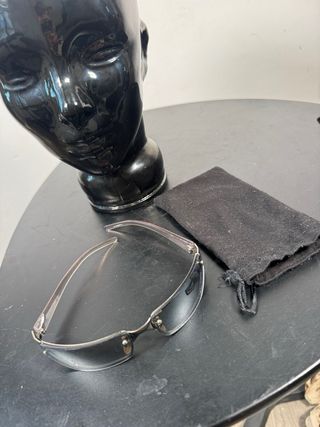 Gafas de sol Versace plateadas y negras