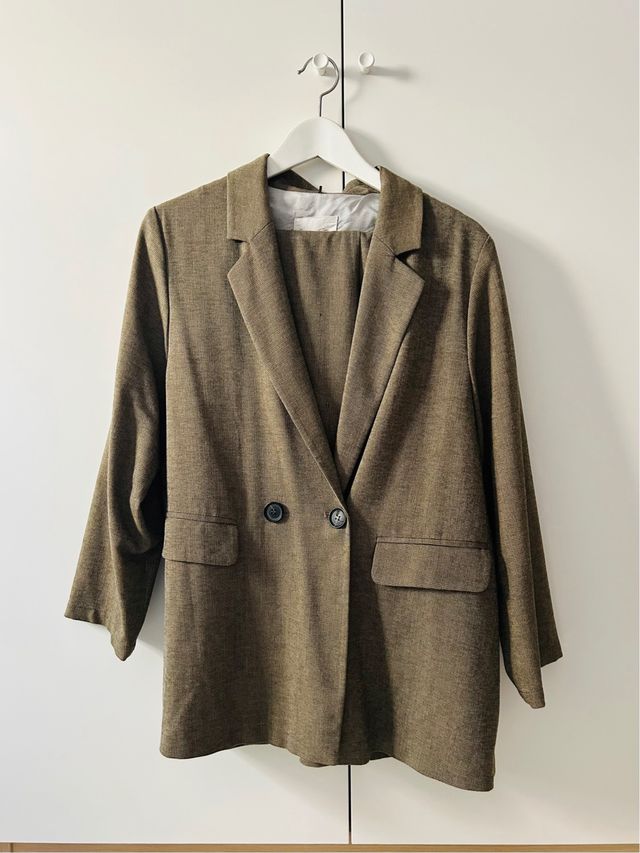 Traje Sothern Cotton Chaqueta Marrón