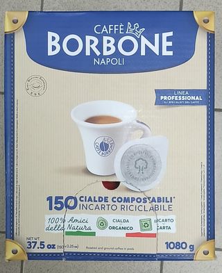 150 Cialde Caffè Borbone Napoli Rosso