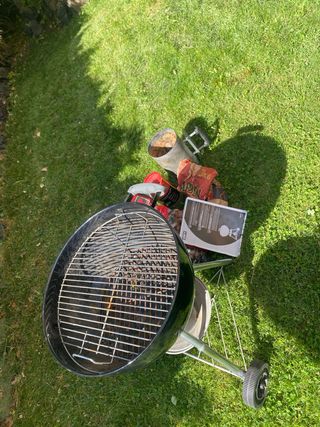 Barbacoa Weber Negra y Plateada