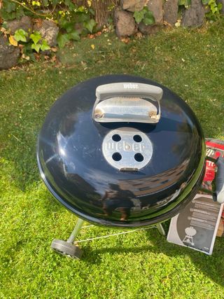 Barbacoa Weber Negra y Plateada