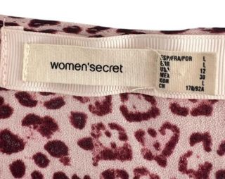Talla L. Sobre camisa estampada WOMEN’SECRET.