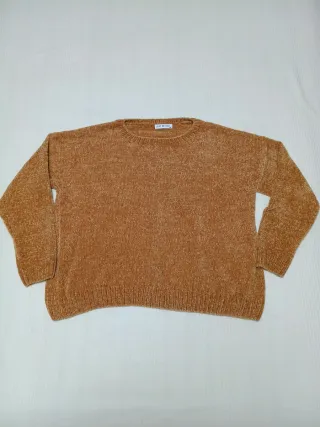 Jersey de punto marrón JUST BE YOU Talla Única