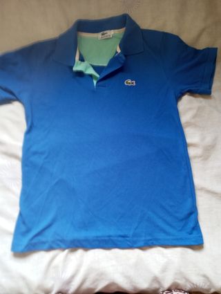 Polo azul de hombre Lacoste S