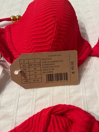 Bikini Calzedonia Rojo Nuevo
