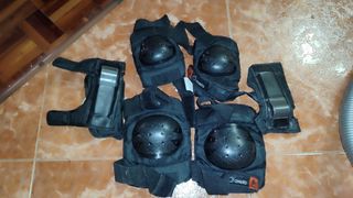 Protecciones skate Axelle rodilleras y muñequeras