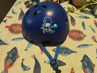 Casco bici/skate infantil azul