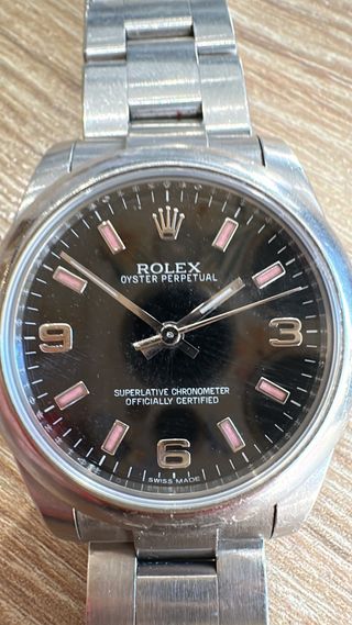 Reloj Rolex Oyster Perpetual Dama Negro