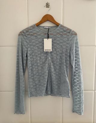 Blusa de manga larga de Mujer Bershka Talla L