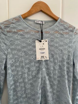 Blusa de manga larga de Mujer Bershka Talla L