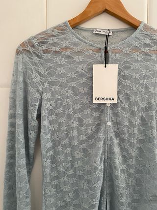 Blusa de manga larga de Mujer Bershka Talla L
