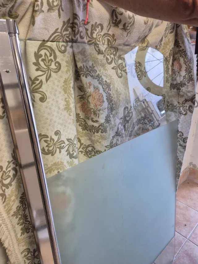 Mampara de bañera abatible