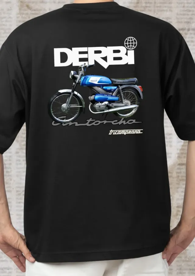 Camiseta Derbi Antorcha Tricampeona azul 