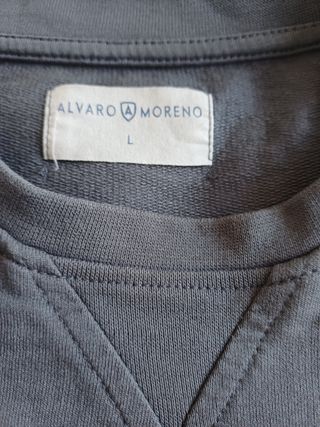 Sudadera Alvaro Moreno Gris Talla L