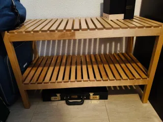 OFERTA Banco zapatero Ikea Molger madera