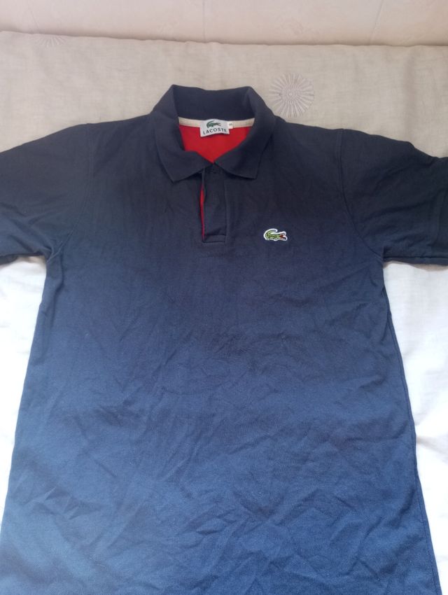 Polo azul marino de hombre Lacoste S