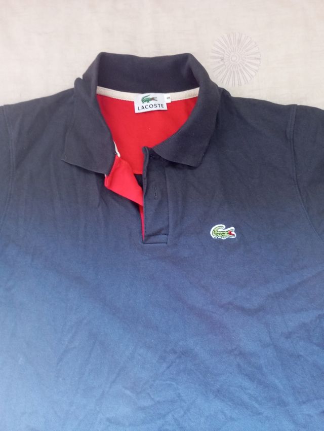 Polo azul marino de hombre Lacoste S