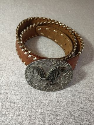 Cintura in Pelle Messicana con Aquila nera
