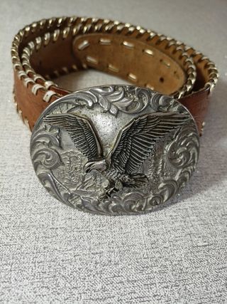 Cintura in Pelle Messicana con Aquila nera
