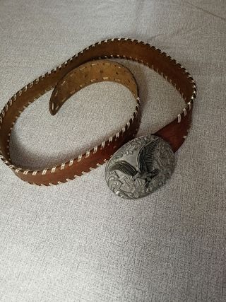 Cintura in Pelle Messicana con Aquila nera
