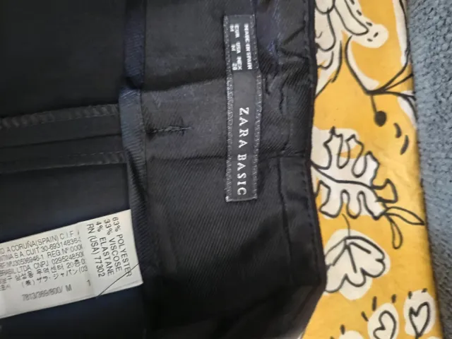 Falda Zara Básica Negra Talla M Nueva