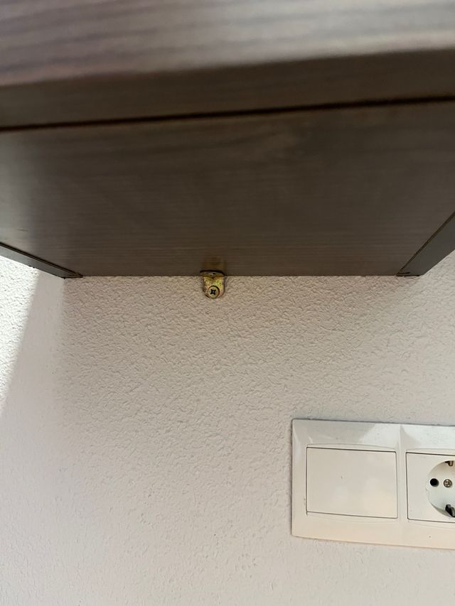 Mueble recibidor madera y metal