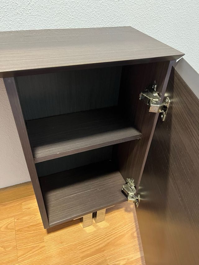 Mueble recibidor madera y metal
