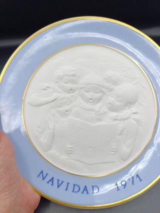 Piatto natalizio Lladro 1971 