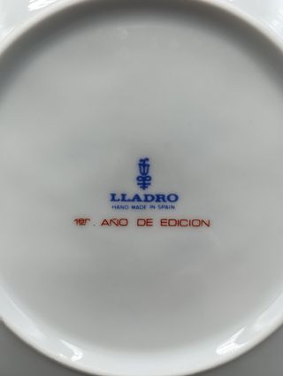 Piatto natalizio Lladro 1971 