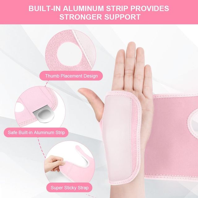 Muñequera Ajustable con Férulas Metálicas Izquierd