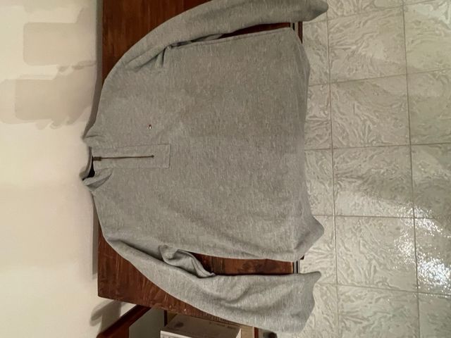 Maglioncino Tommy Hilfiger Grigio Zip