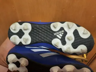 Botas de fútbol Adidas azules Talla 33.5
