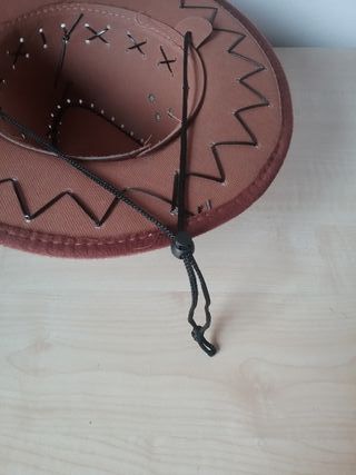 Sombrero vaquero marrón oscuro 