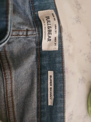 Pantalones vaqueros Pull&Bear Talla 40 de chico