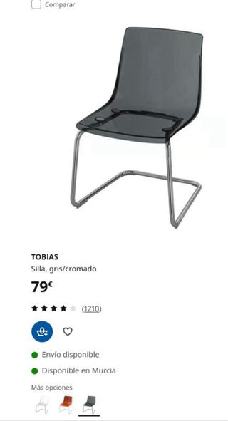 Set di 4 sedie Ikea TOBÍAS