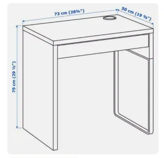 Escritorio blanco Ikea