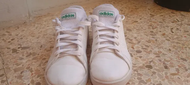 Zapatillas Adidas Blancas y Verdes