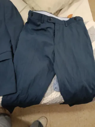 Traje de hombre azul