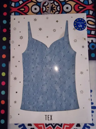 Camiseta interior de tirantes para mujer talla L